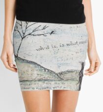 Watership Down Encaustic Mini Skirt