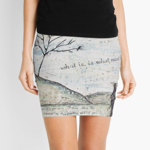 Watership Down Encaustic Mini Skirt