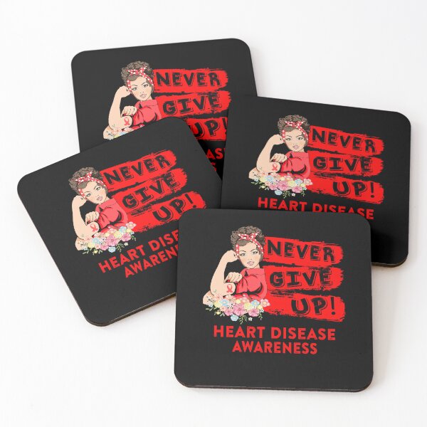 Item preview, Heart Disease Warrior - Never Give Up! - Support Heart Disease Warrior Gifts designed and sold by whlrcheryl.