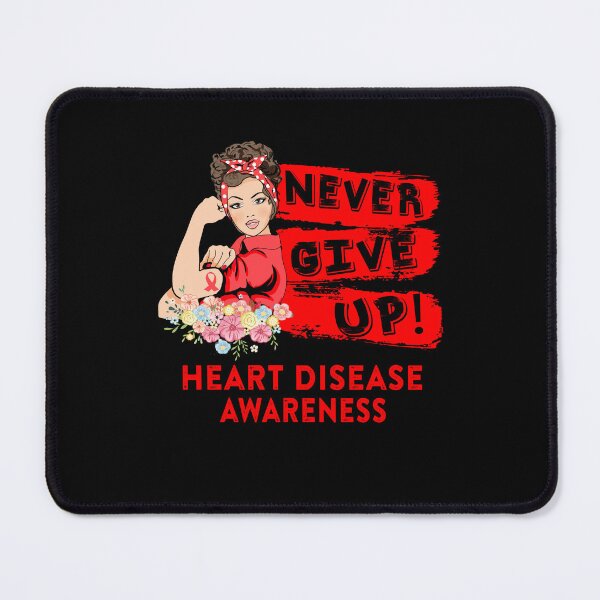 Item preview, Heart Disease Warrior - Never Give Up! - Support Heart Disease Warrior Gifts designed and sold by whlrcheryl.