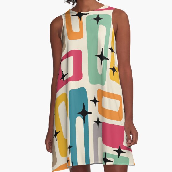 Item preview, Retro Mid Century Modern Abstract Pattern 154 designed and sold by tonymagnerart.