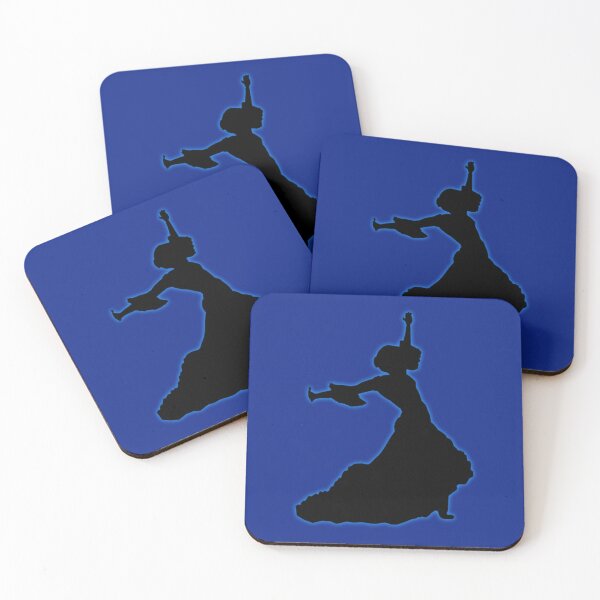 Item preview, Blue Glowing Flamenco Dancer designed and sold by janraydesigns.