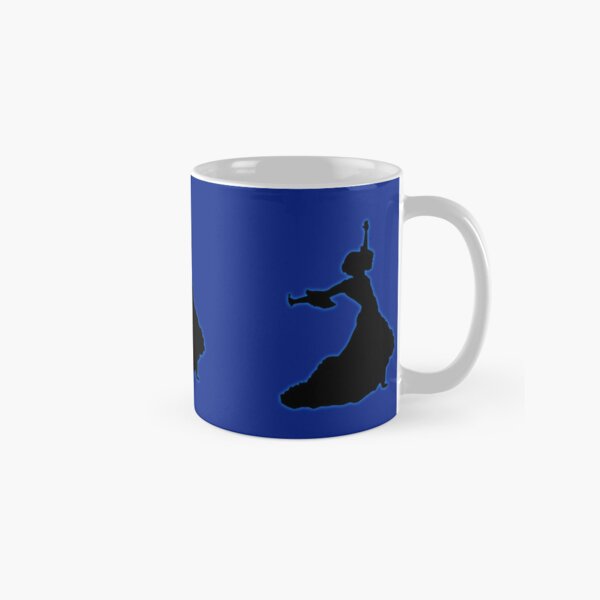 Vista previa del artículo con la obra «Bailaora de flamenco azul brillante», diseñado y vendido por janraydesigns.