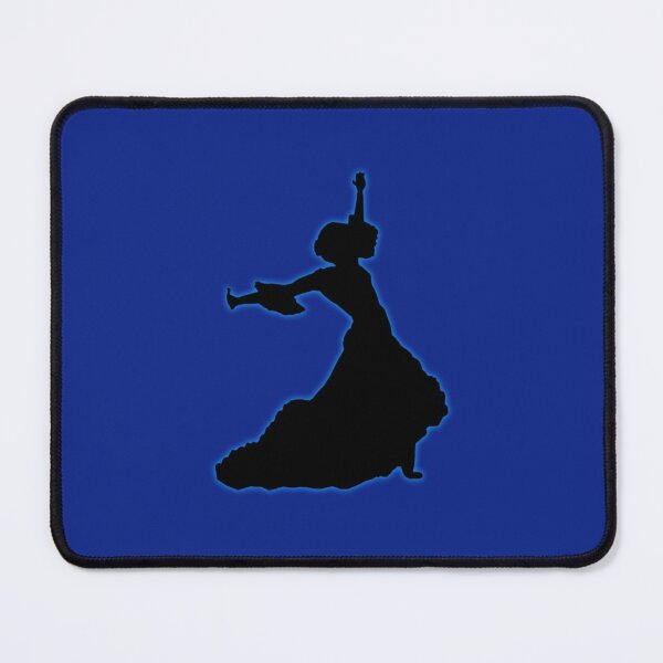 Item preview, Blue Glowing Flamenco Dancer designed and sold by janraydesigns.