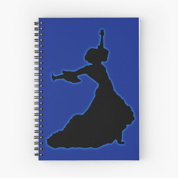 Item preview, Blue Glowing Flamenco Dancer designed and sold by janraydesigns.