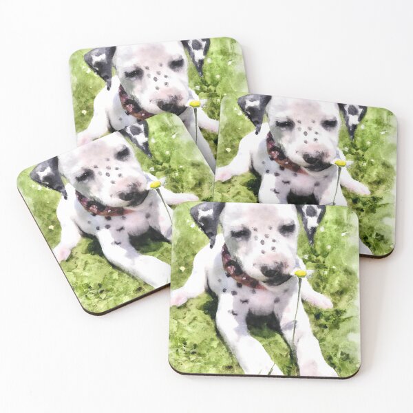 Item preview, Dalmatian Puppy Flower Power designed and sold by DiscoGypsyFish.