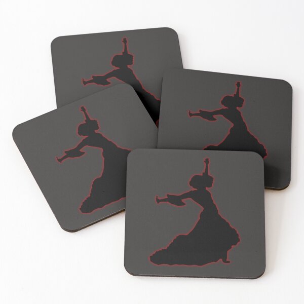 Item preview, Red Glowing Flamenco Dancer designed and sold by janraydesigns.