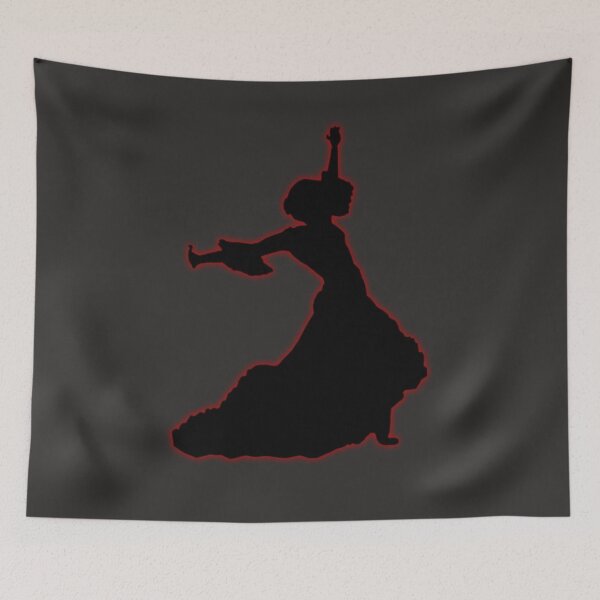 Item preview, Red Glowing Flamenco Dancer designed and sold by janraydesigns.