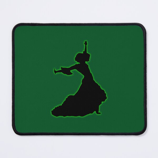 Item preview, Green Glowing Flamenco Dancer designed and sold by janraydesigns.