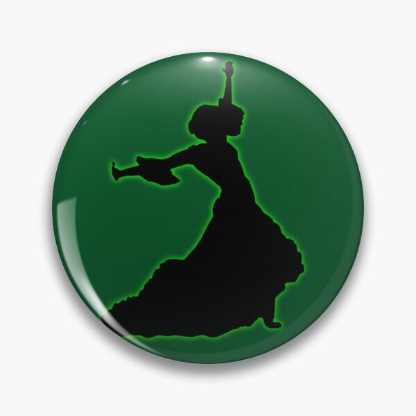 Item preview, Green Glowing Flamenco Dancer designed and sold by janraydesigns.