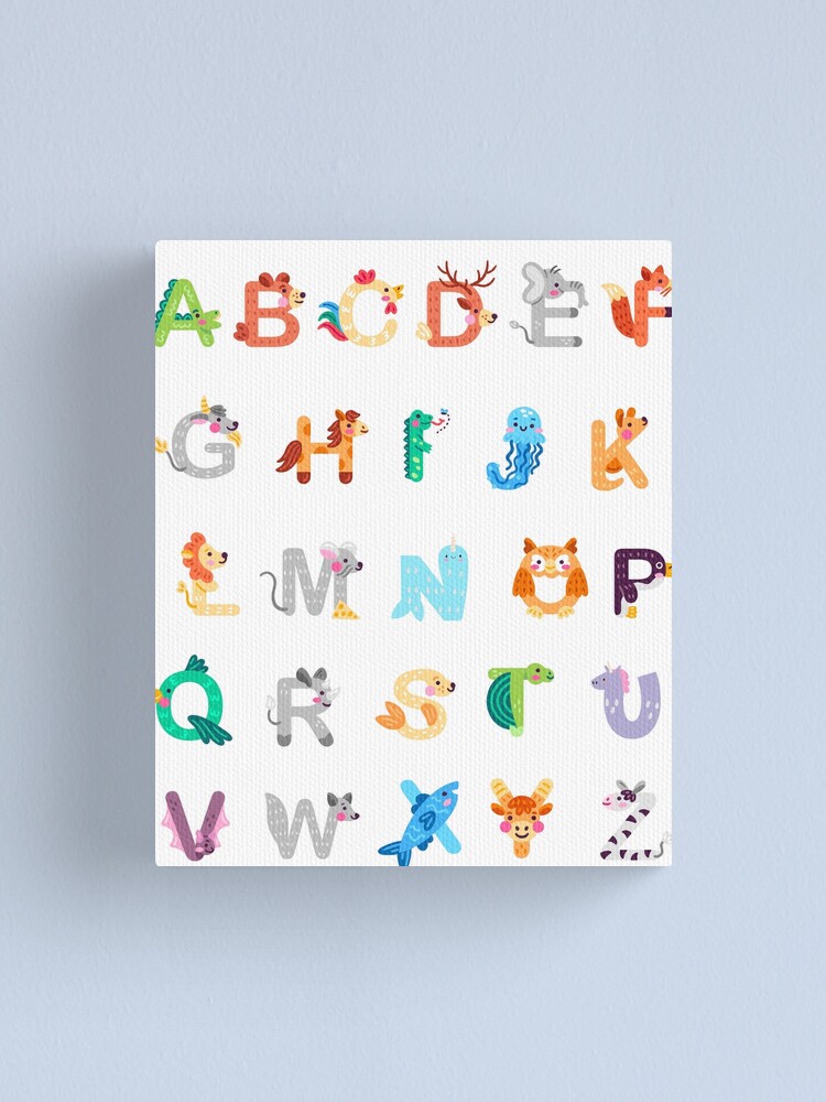 "Alphabet,Animal Alphabet Art,Alphabet Nursery,Alphabet Animals,back to school,Homeschool