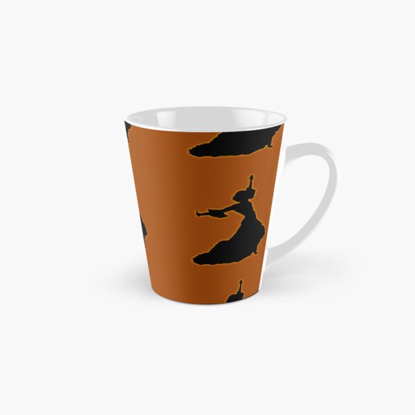 Vista previa del artículo con la obra «Bailaora de flamenco naranja brillante», diseñado y vendido por janraydesigns.