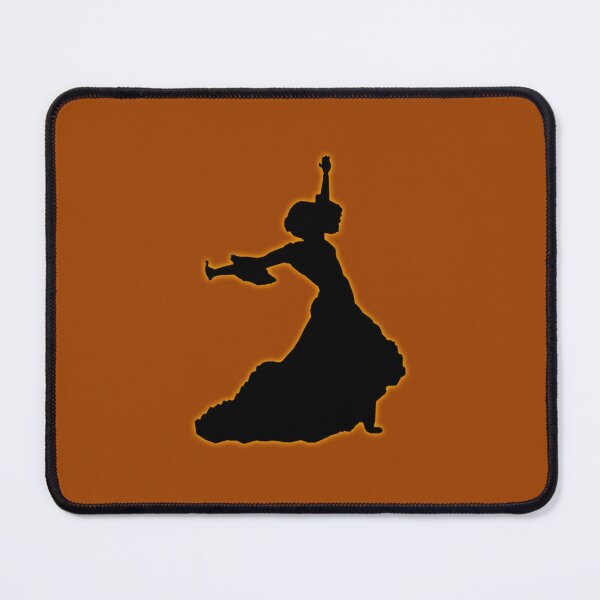 Item preview, Orange Glowing Flamenco Dancer designed and sold by janraydesigns.