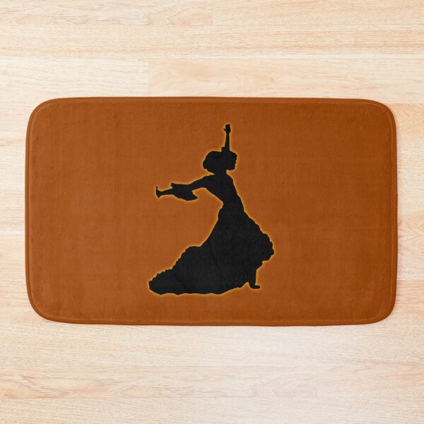 Item preview, Orange Glowing Flamenco Dancer designed and sold by janraydesigns.