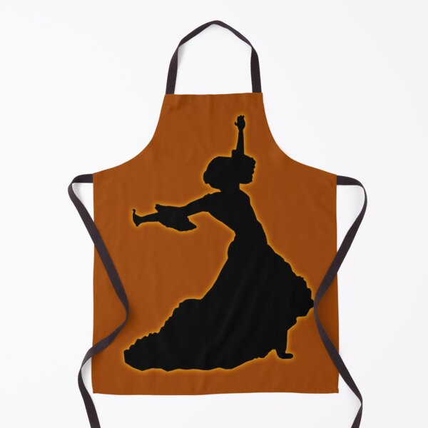 Item preview, Orange Glowing Flamenco Dancer designed and sold by janraydesigns.
