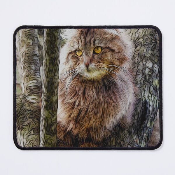 Item preview, The Tree Dweller - Maine Coon Kitty Artwork designed and sold by NaturePrints.
