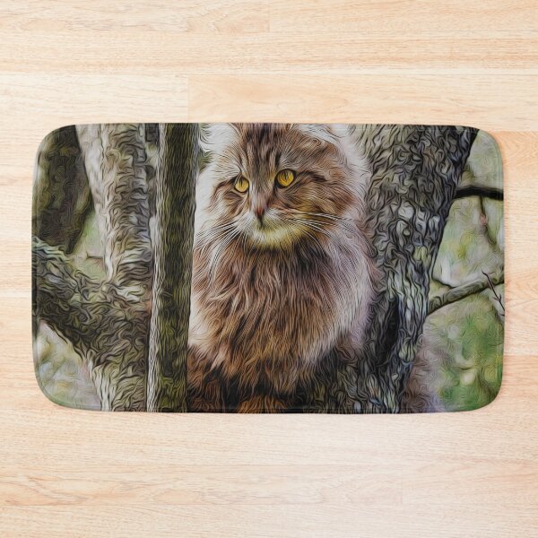Item preview, The Tree Dweller - Maine Coon Kitty Artwork designed and sold by NaturePrints.