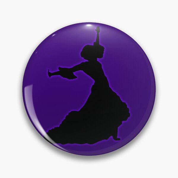 Item preview, Purple Glowing Flamenco Dancer designed and sold by janraydesigns.