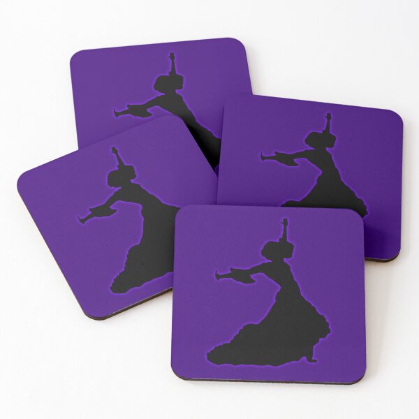 Item preview, Purple Glowing Flamenco Dancer designed and sold by janraydesigns.