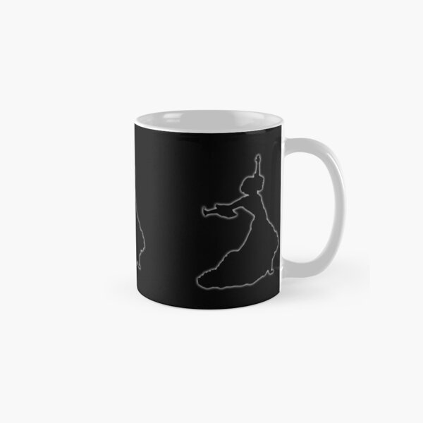 Vista previa del artículo con la obra «Bailaora de flamenco blanca que brilla intensamente», diseñado y vendido por janraydesigns.