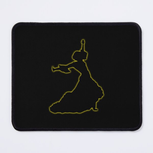 Item preview, Yellow Glowing Flamenco Dancer designed and sold by janraydesigns.