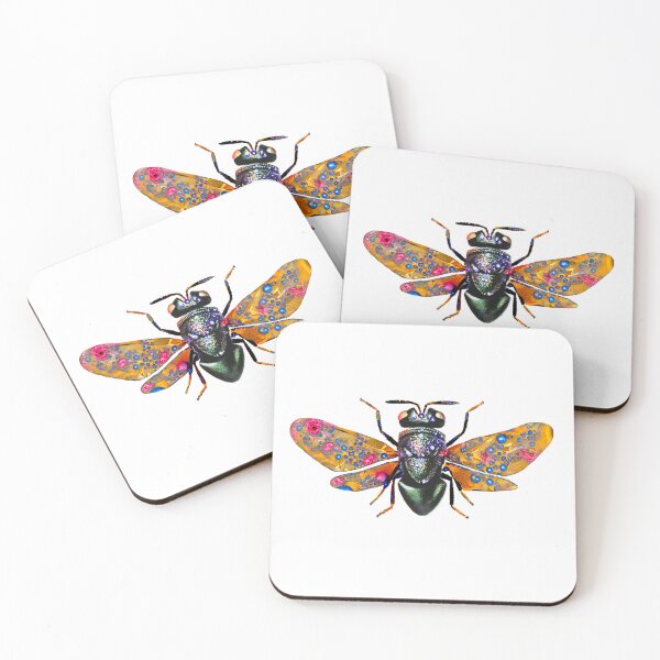 Item preview, Jewelled Sawfly Painting designed and sold by ArtShare.