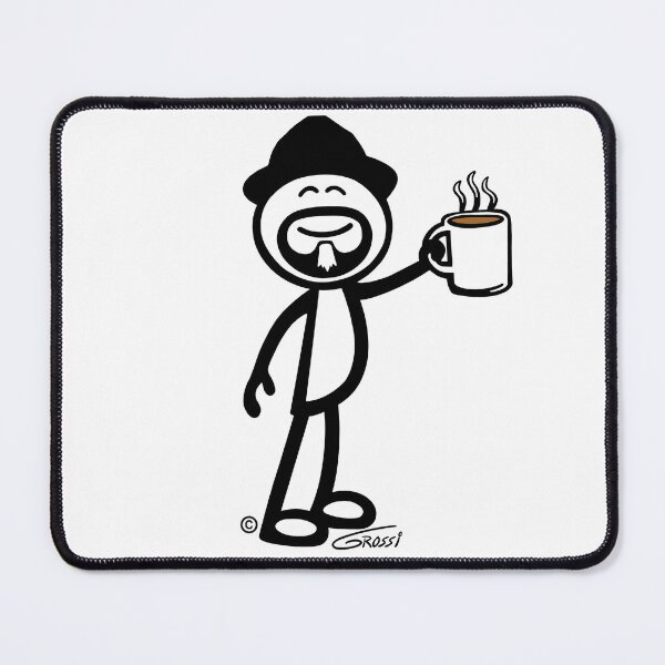 Item preview, GG Coffee Guy Stick Figure designed and sold by GDGCreations.