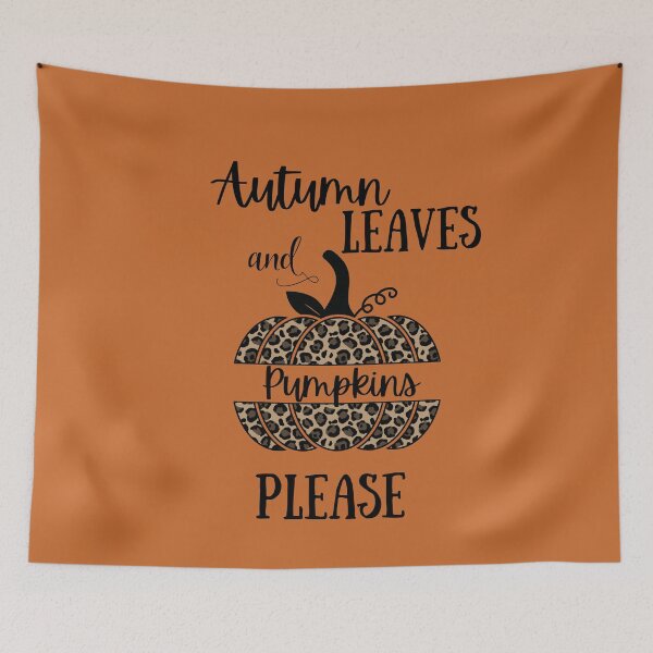 Item preview, Halloween Cute Autumn Leaves And Pumpkins Please 2 designed and sold by two7designs.