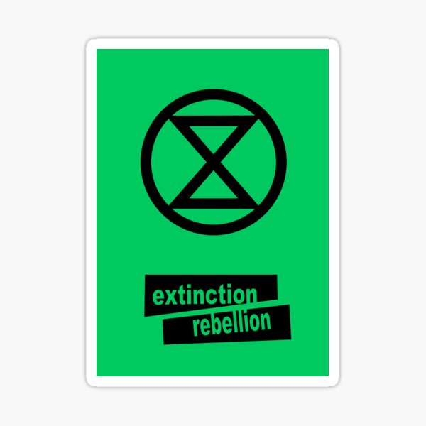 Item preview, Extinction Rebellion Poster designed and sold by curatable.