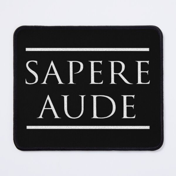 Item preview, Sapere Aude / Dare to be Wise - Latin Motto with Marble Effect designed and sold by SolarCross.