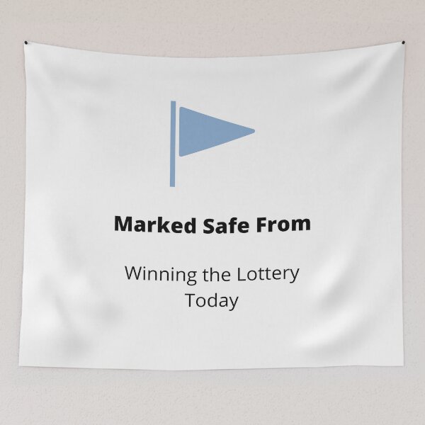 Item preview, Marked Safe from Lottery Win designed and sold by LifeLongTees ..