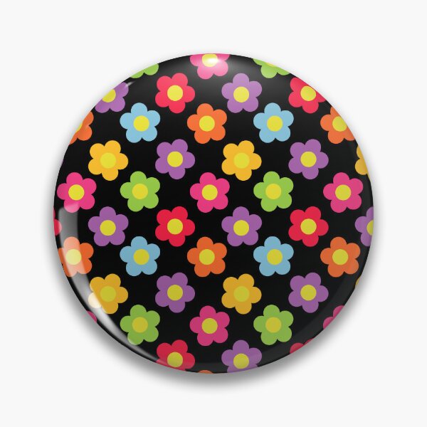 Item preview, Rounded Retro Flower Power Bloom Seamless Pattern  designed and sold by ClaudiaFlores.