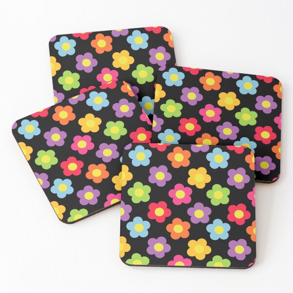 Item preview, Rounded Retro Flower Power Bloom Seamless Pattern  designed and sold by ClaudiaFlores.