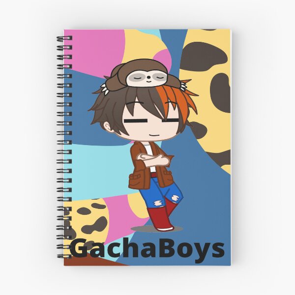 Item preview, Gacha club boy with vintage background. Study box. Gacha Boy puzzle. designed and sold by gachanime.