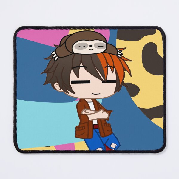 Gacha club boy with vintage background. Study box. Gacha Boy