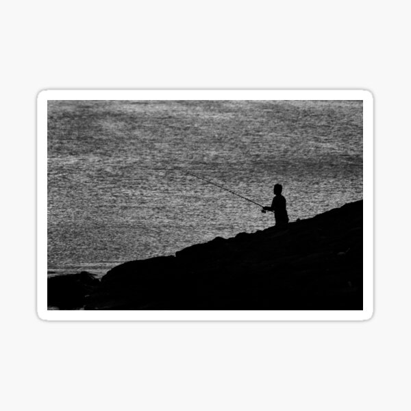 Fly Fishing at the Bay Sticker