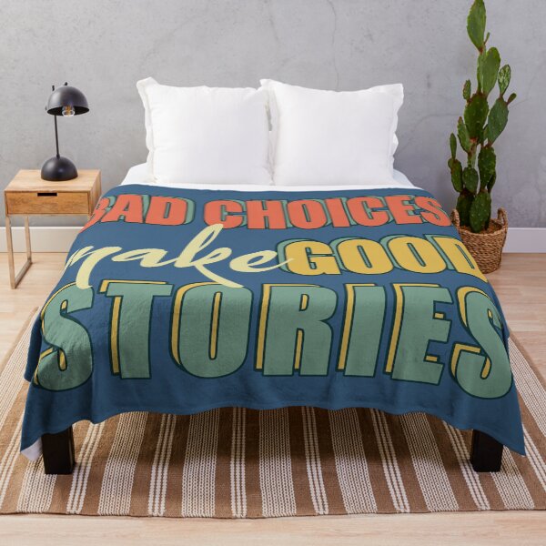 Item preview, Bad Choices make good stories retro style - Bad decisions make good stories inspirational quotes about life designed and sold by Alice-Elgawi.