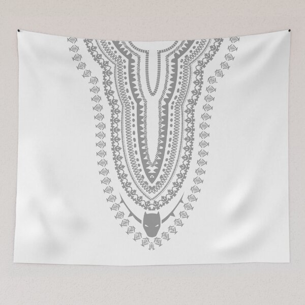 Item preview, Dashiki Wakandan Funeral White designed and sold by lushkingdom.
