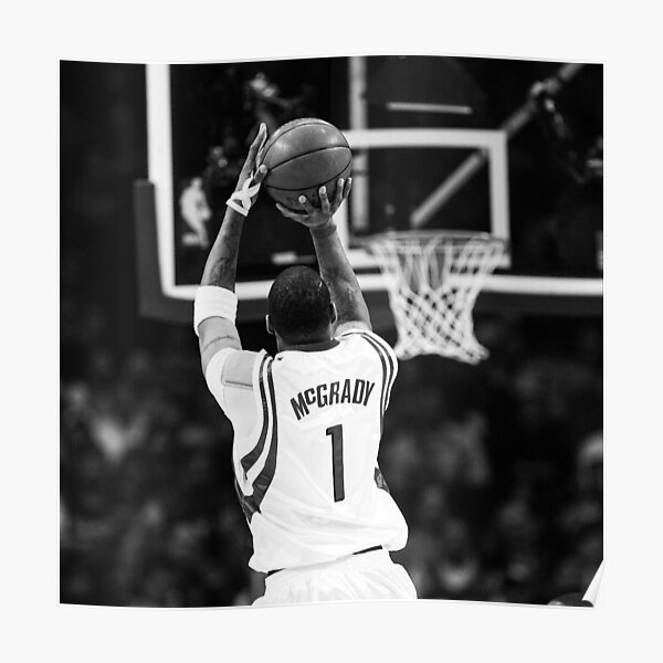 Tracy McGrady - Black / White Poster for Sale by AYA-Design