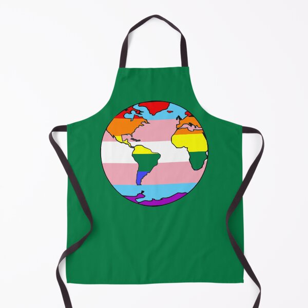 Item preview, Eco LGBTQ+ activist green climate campaigner rainbow flag designed and sold by incurablehippie.