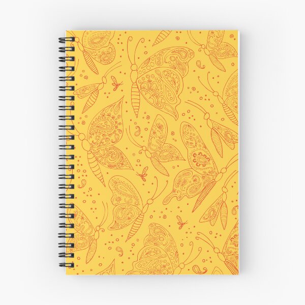 Item preview, Paisley butterflies yellow-orange designed and sold by kobyakov.