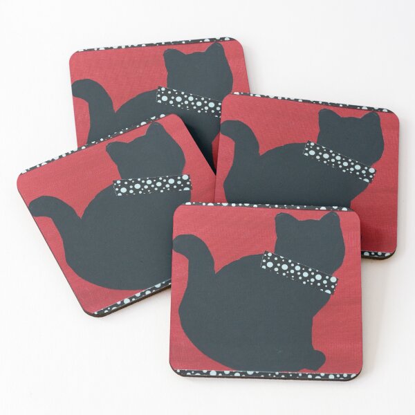 Item preview, Spotty Collared Kitty designed and sold by ErinLP.