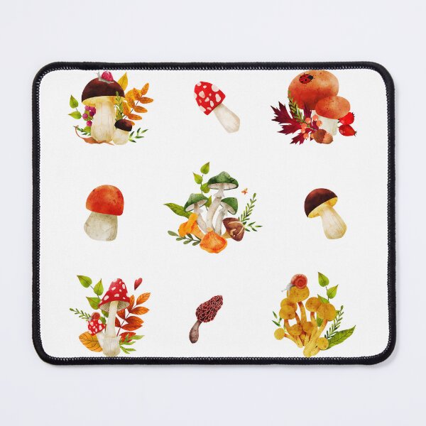 Item preview, Colorful Wild Forest Mushrooms designed and sold by silviaol.