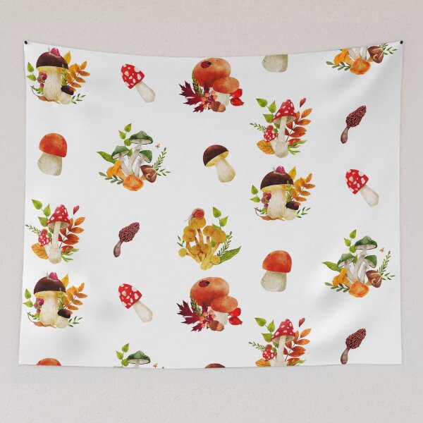 Item preview, Colorful Wild Forest Mushrooms designed and sold by silviaol.