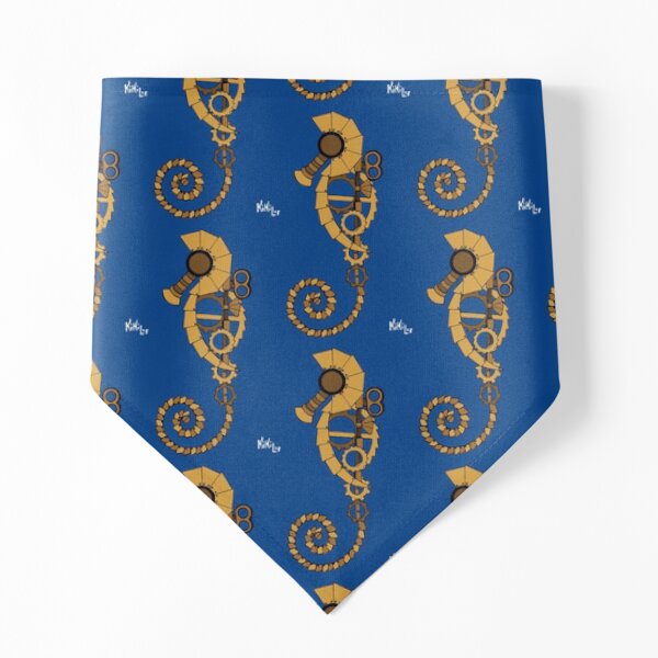 Steampunk Seahorse Pet Bandana