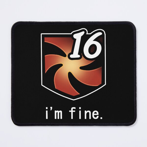 "I'm Fine" Vuln Stacks [FFXIV] Mouse Pad