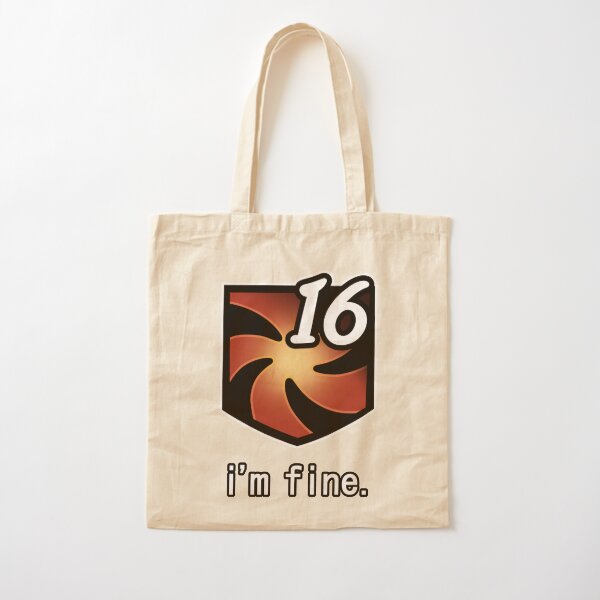 "I'm Fine" Vuln Stacks [FFXIV] Cotton Tote Bag
