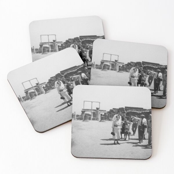 Item preview, Vintage Tourists in Pompeii, Italy designed and sold by BGPickers.