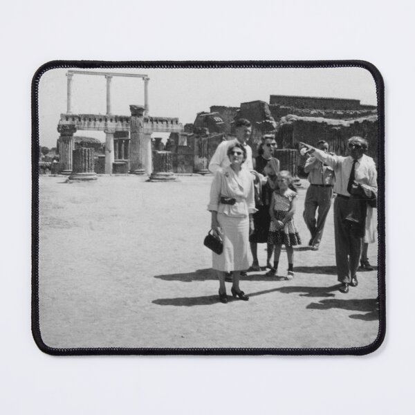 Item preview, Vintage Tourists in Pompeii, Italy designed and sold by BGPickers.