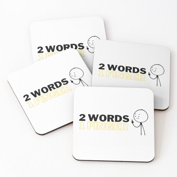 Item preview, 2 words 1 finger designed and sold by FilipaAndrez.